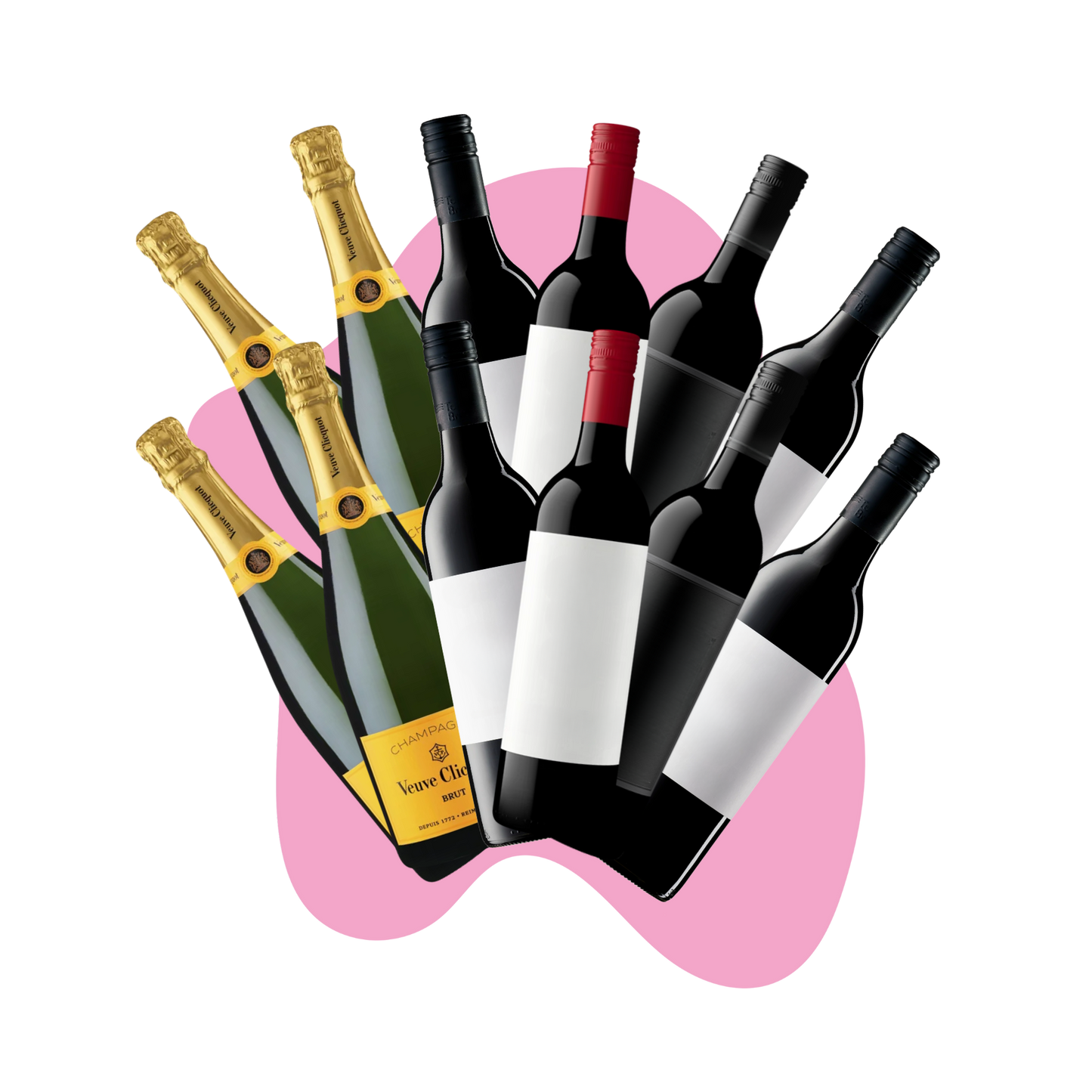Box of 12: Champagne & Red Wines
