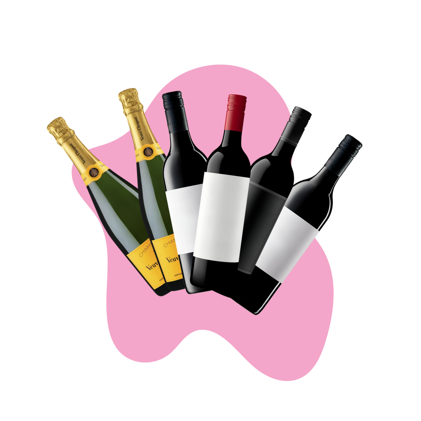 Box of 6: Champagne & Red Wines